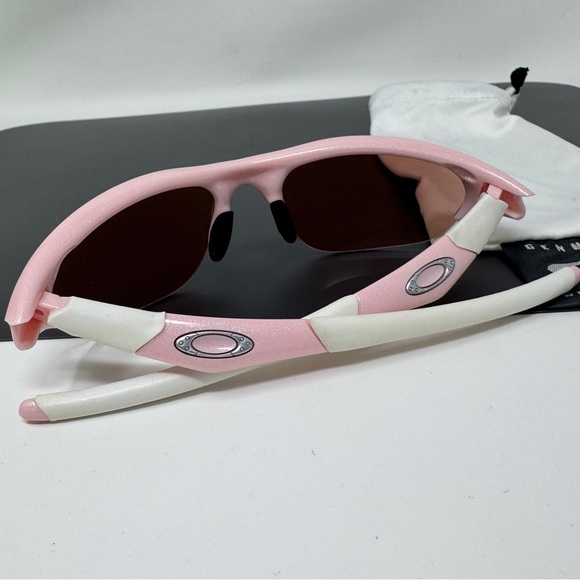Oakley Half Jacket 1.0 Pink Frame  Only 03-622 Gen 1 RARE Scratches On Lenses - Picture 6 of 16